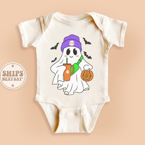 Boo Onesie®, Halloween Baby Boo Bodysuit, Halloween Ghost Bodysuit, Natural Fall Baby Gifts #TLC02463