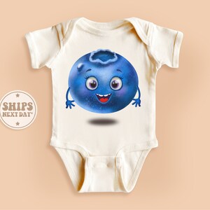 Blueberry Onesie®, Cute Fruit Baby Onesie®, Little Berry Baby Bodysuit, Funny Natural Baby Gift #TLC00421