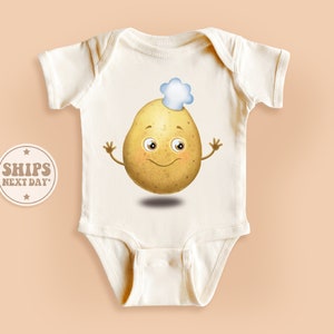 Potato Baby Onesie®, Vegan Onesie®, Foodie Baby Bodysuit, Cute Natural Baby Gift #TLC00465