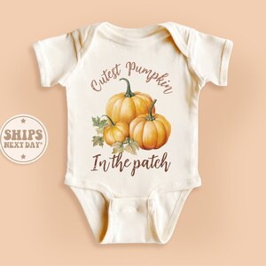 Cutest Pumpkin in the Patch Onesie®, Cute Funny Baby Bodysuit, Cute Natural Fall Gifts #TLC01655