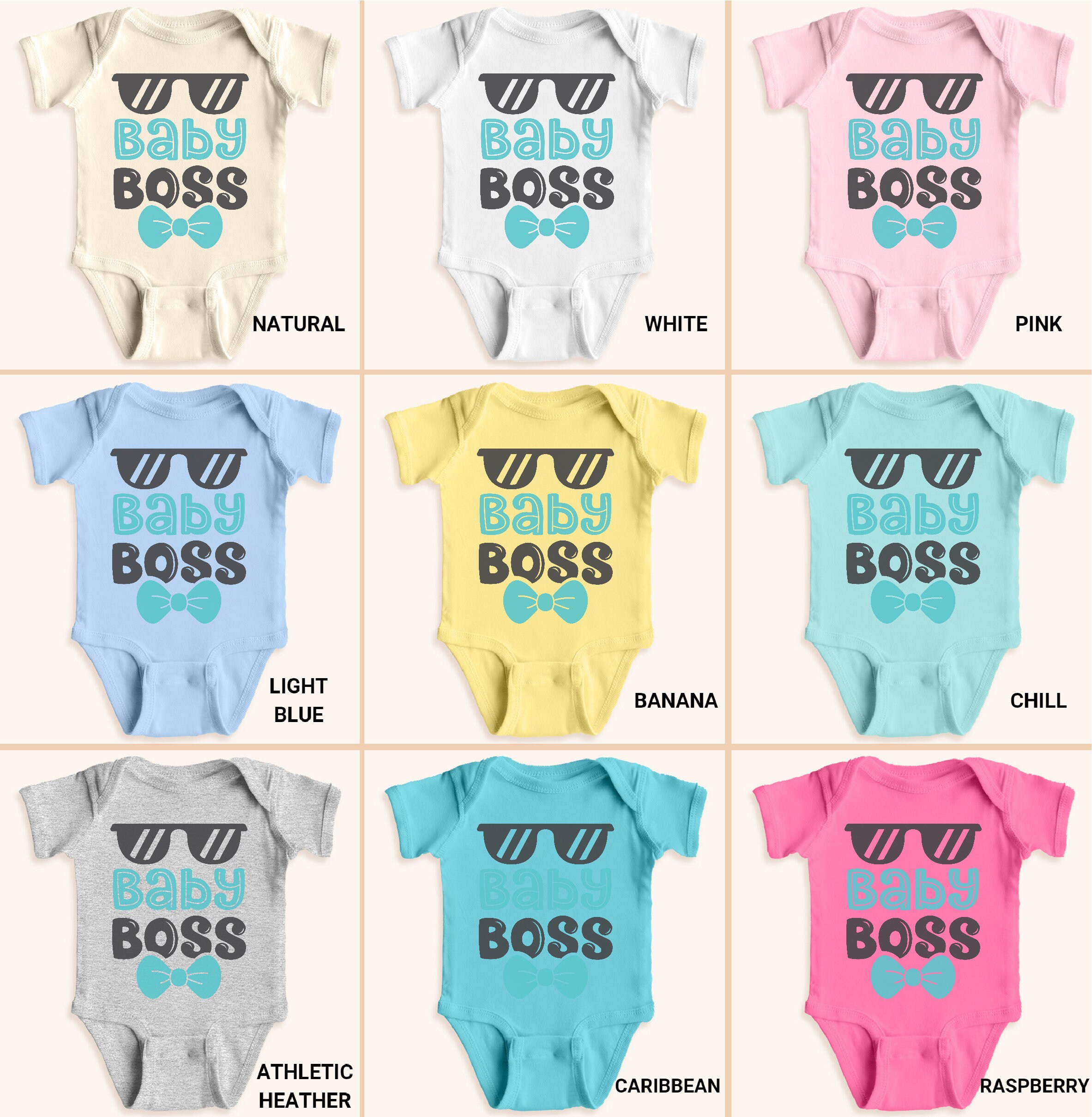 Baby Boss Onesie®, Baby Boss Bodysuit, Funny Baby Onesie Baby Boss Onesie®, Baby Boss Bodysuit, Funny Baby Onesie