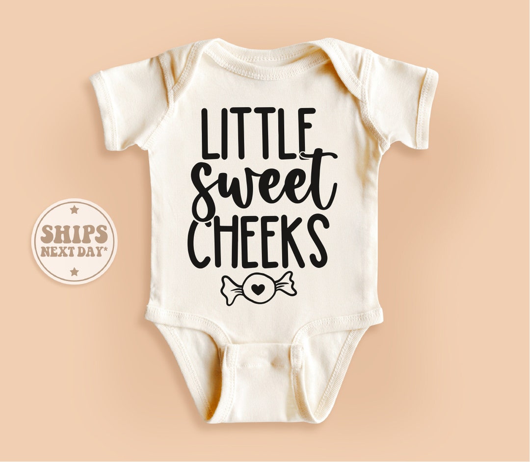 Little Sweet Cheeks Onesie®, Candy Baby Onesie®, Cute Natural Baby
