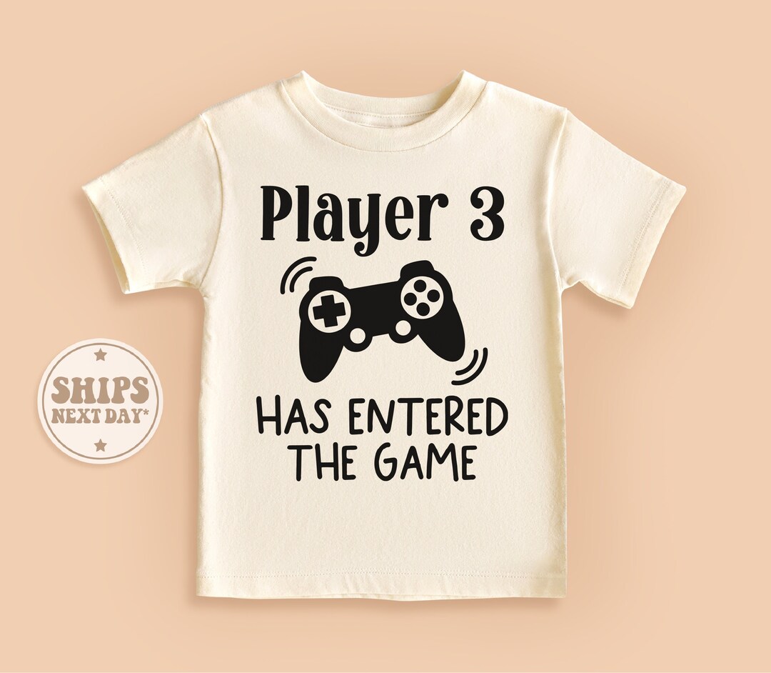トップス CHANGES GAME S/S TEE(3) Player 3 Has Entered the Game Toddler Kids Tee T-Shirt Meme