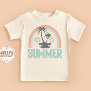 Summer Toddler Shirt, Beach Baby Shirt, Cute Natural Baby Gift #TLC01439