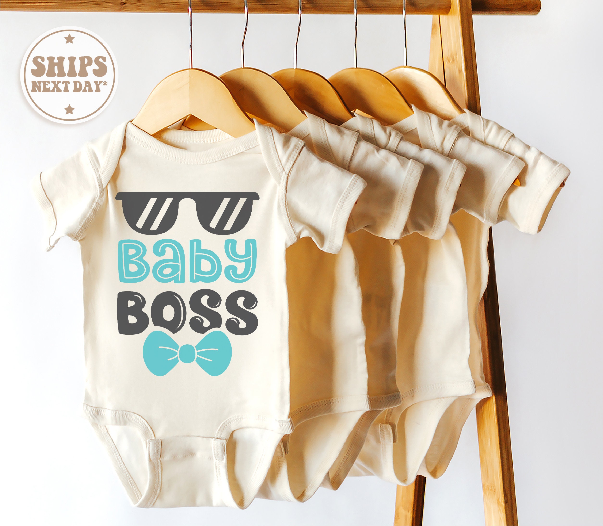 Baby Boss Onesie®, Baby Boss Bodysuit, Funny Baby Onesie Baby Boss Onesie®, Baby Boss Bodysuit, Funny Baby Onesie