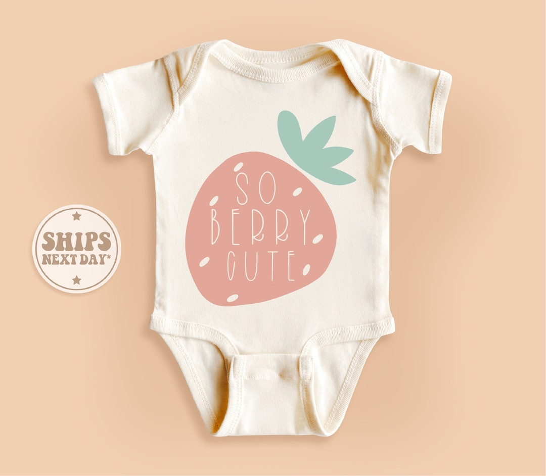 ss berry print onesie