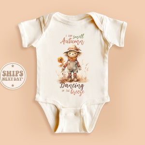 I Can Smell Autumn Dancing In The Breeze Baby Onesie®, Fall Baby Bodysuit, Retro Natural Kid Gifts #TLC01659