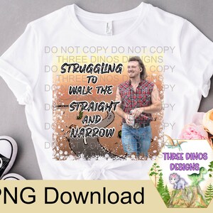 Country Singer Struggle | PNG Download | Full Color | 300dpi