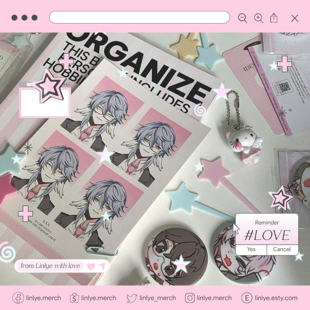 Photocard + Print A6 + Badge + Sticker | Honkai Star Rai | School Boys ...