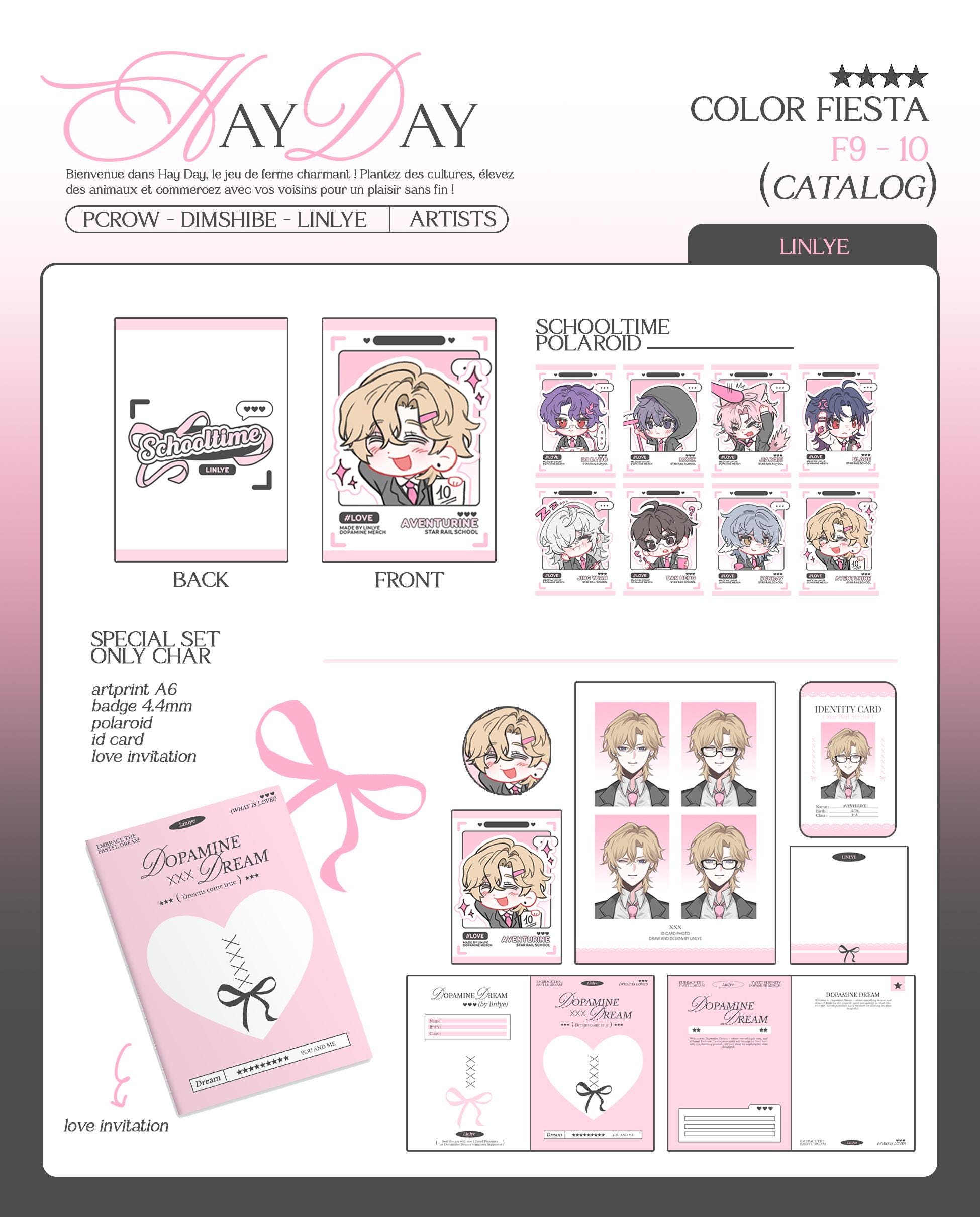 Photocard + Print A6 + Badge + Sticker | Honkai Star Rai | School Boys ...