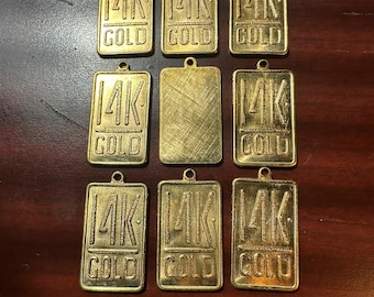 GRATIS Anhänger-Medaillon aus reinem 14-karätigem Feingold (0,585er Goldbarren)