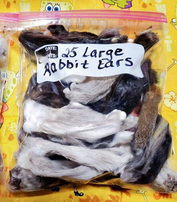 dehydrated rabbit ears dog treats