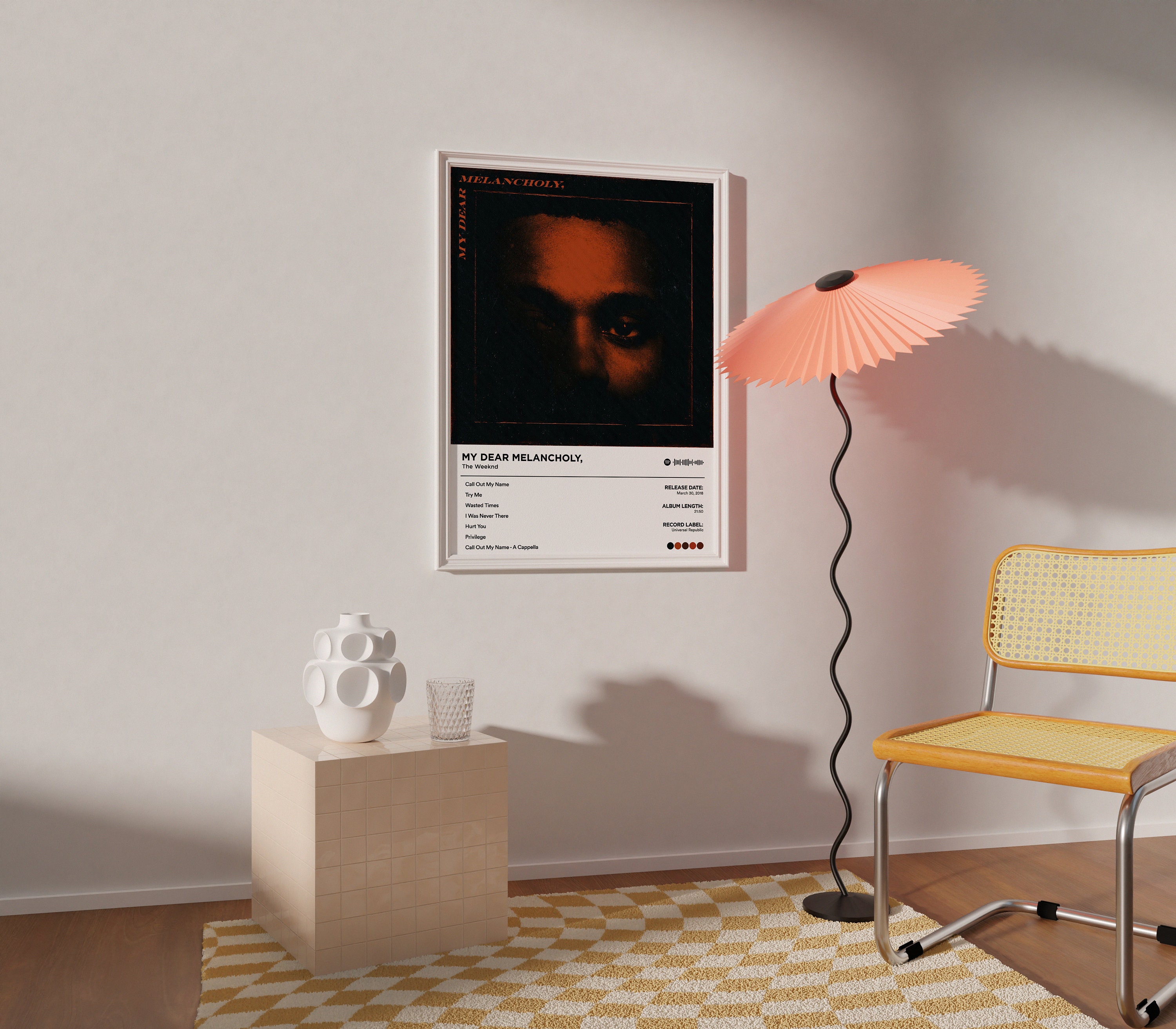 Discover My Dear Melancholy, - The Weeknd Album Poster | Custom Album Cover The Weeknd Poster