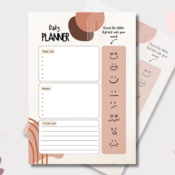 Daily Planner, To Do List, Digital Daily Planner, Ipad Planner, Task List, Note Planner, Digital Schedule, Office Organizer