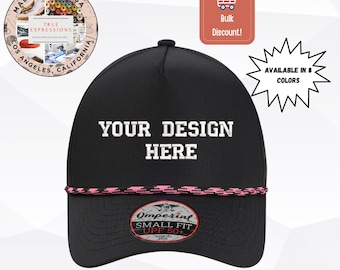 Imperial Cap: Individuelles Logo, Textstickerei