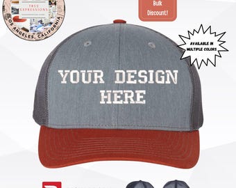 Personalisierte Richardson 112 Trucker Cap: Personalisierte Snapback