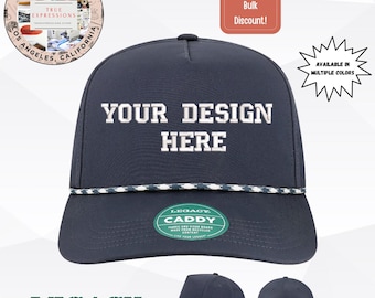 Individuell bestickter Leggin Caddy Hut Personalisierte Logo Golf Cap | Nylonseil Snapback für Turniere, Markenzeichen & Großbestellungen | Benutzerdefinierter Text