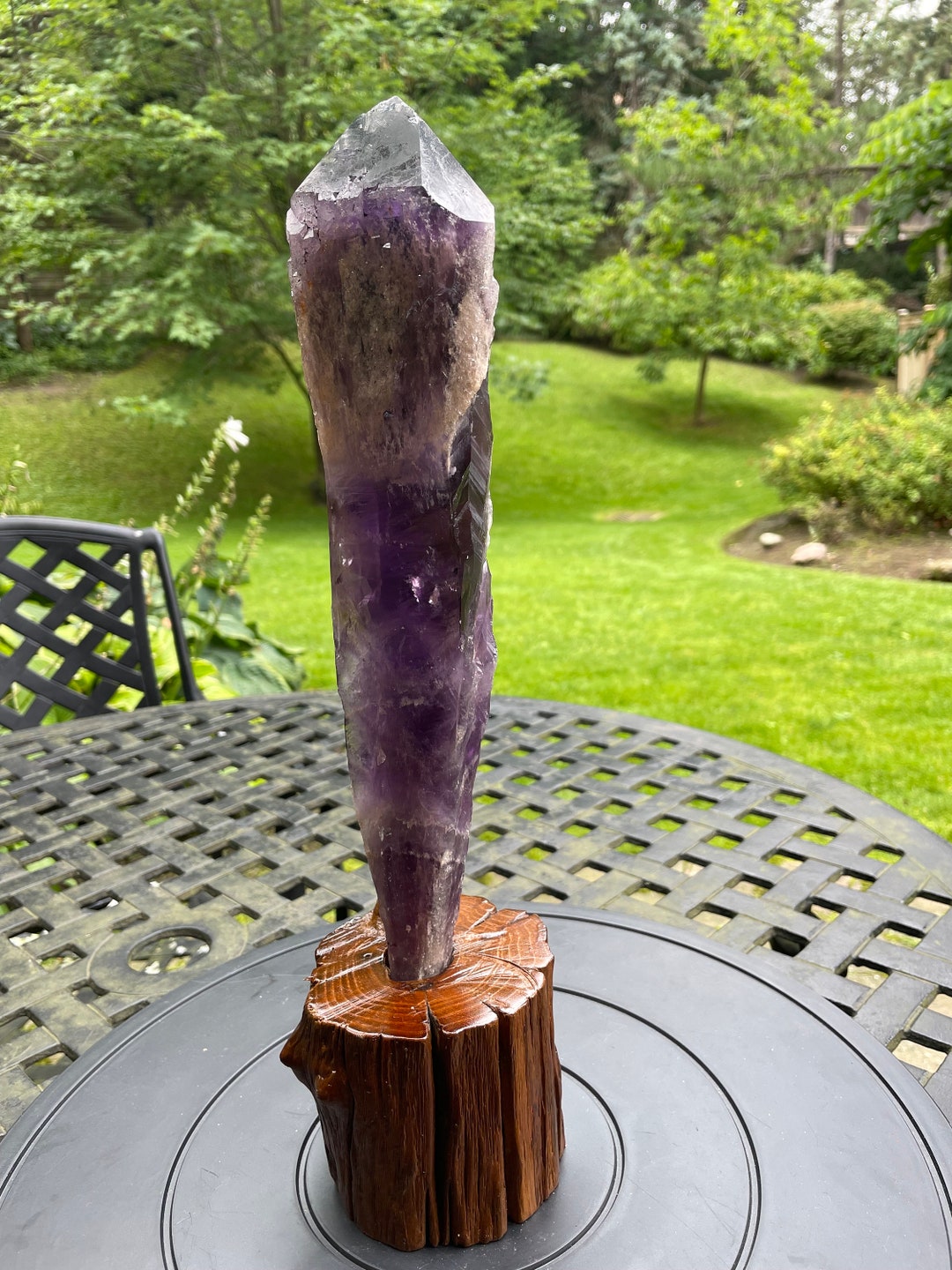Very Unqiue! Large Natural Amethyst Scepter, Quartz Crystal, Crystal ...