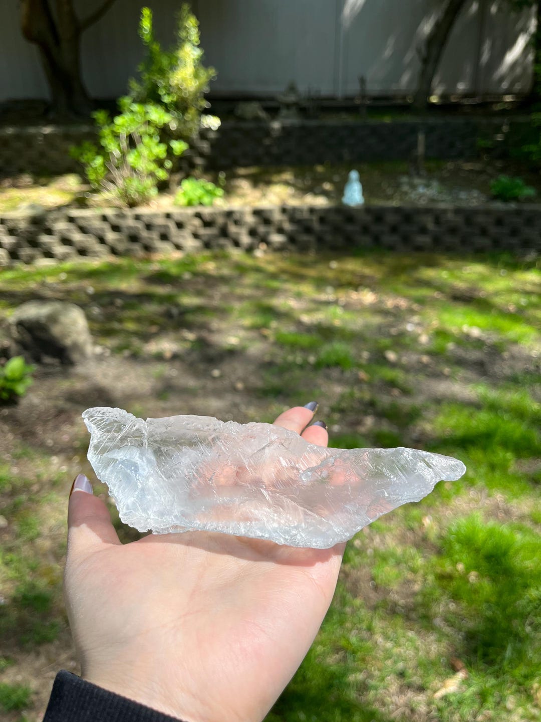 Natural Transparent Gypsum Raw Stone, Natural Crystal N42 - Etsy