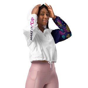 Make It Pop Cropped Windbreaker