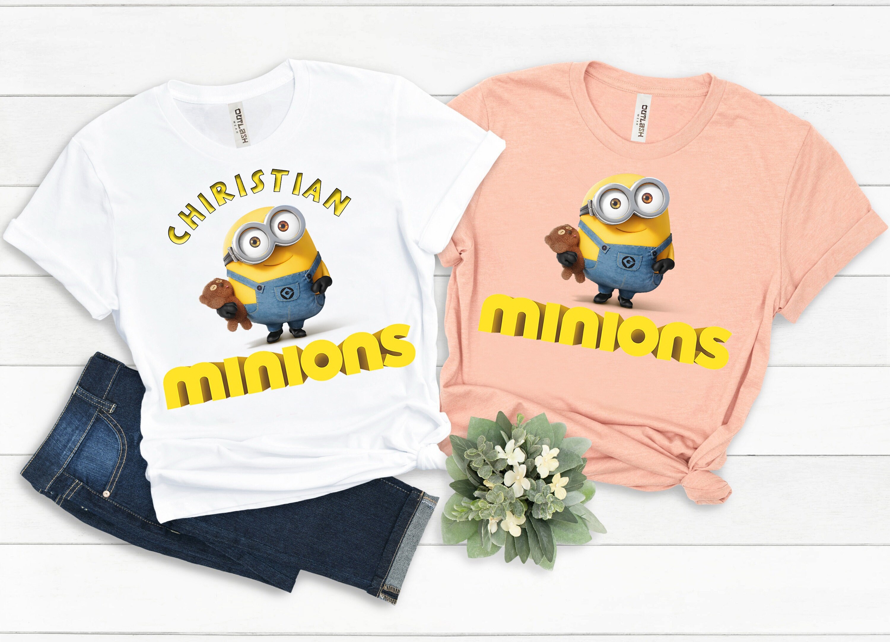 Custom Personalize the Minion Shirt, Tee, Etsy Shirt, Minions Minions Personalize Shirt, Shirt,custom the Minions Custom the - Personalize, Minions