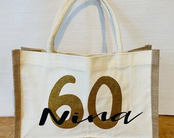 Personalised Bag. Special gift or a treat just for you! Birthday Bag. Funny Bag. Teacher gift.