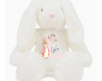 Personalised Easter Bunny OR Easter Lamb. Easter gift. First Easter. Kids Easter.