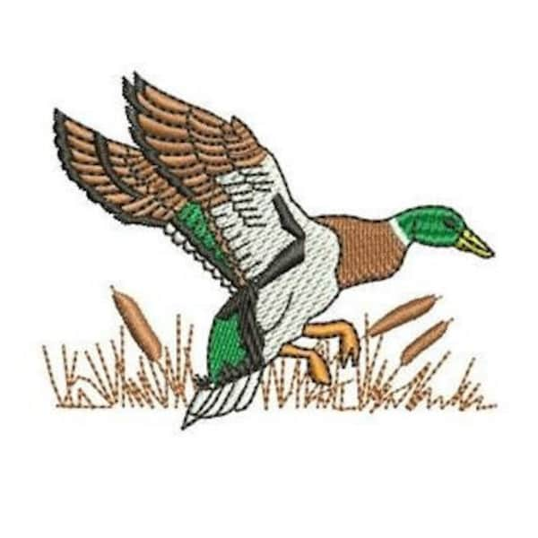 Mallard Duck For Hats - Machine Embroidery Design