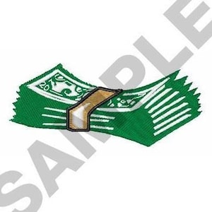 Money - Machine Embroidery Design