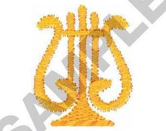 Lira - Diseño de bordado a máquina
