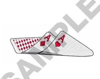 Pair Of Aces - Machine Embroidery Design