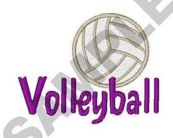 Volleyball - Machine Embroidery Design