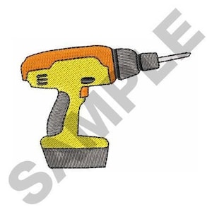 Power Drill - Machine Embroidery Design