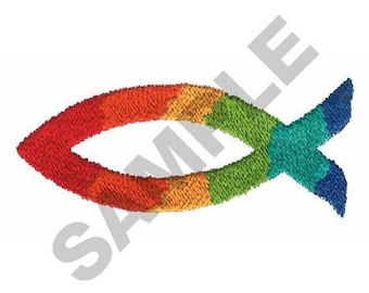 Diseño de bordado a máquina de Christian Fish