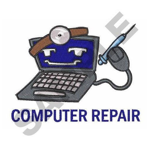 Computer Repair - Machine Embroidery Design