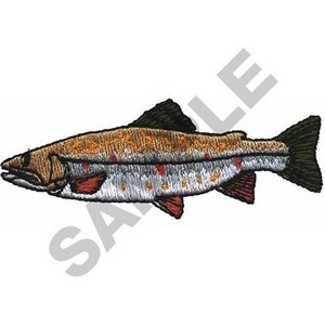 Brook Trout - Machine Embroidery Design