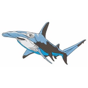 Hammerhead Shark - Machine Embroidery Design