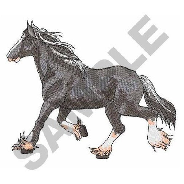 Draft Horse - Machine Embroidery Design