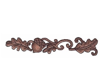 Acorn And Leaves - Machine Embroidery Design