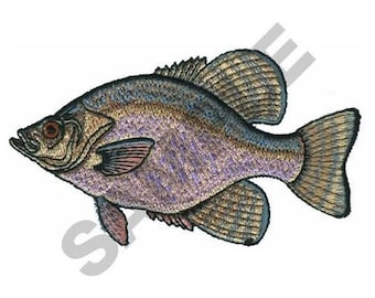 Diseño de bordado a máquina de mojarra