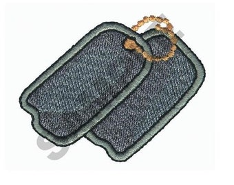 Dog Tags - Machine Embroidery Design