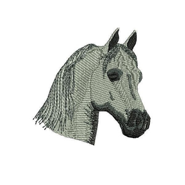 Arabian Horse Head - Machine Embroidery Design