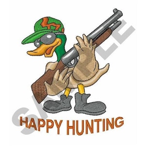 Happy Hunting - Machine Embroidery Design