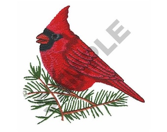 Cardinal - Machine Embroidery Design