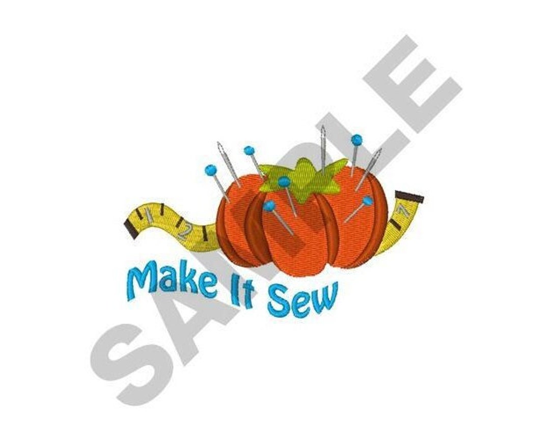 Make It Sew Machine Embroidery Design Etsy