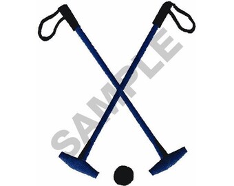 Polo Mallets - Machine Embroidery Design