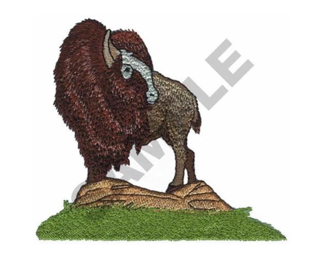 Buffalo Machine Embroidery Design Etsy