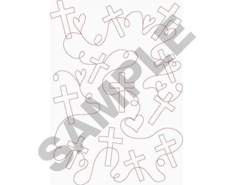 Faith All Over Quilting - Machine Embroidery Design