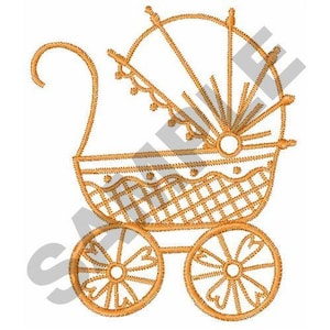Baby Carriage - Machine Embroidery Design