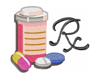 Pharmacy - Machine Embroidery Design